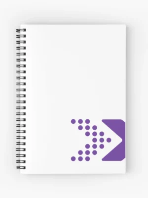 Cuaderno con flechas